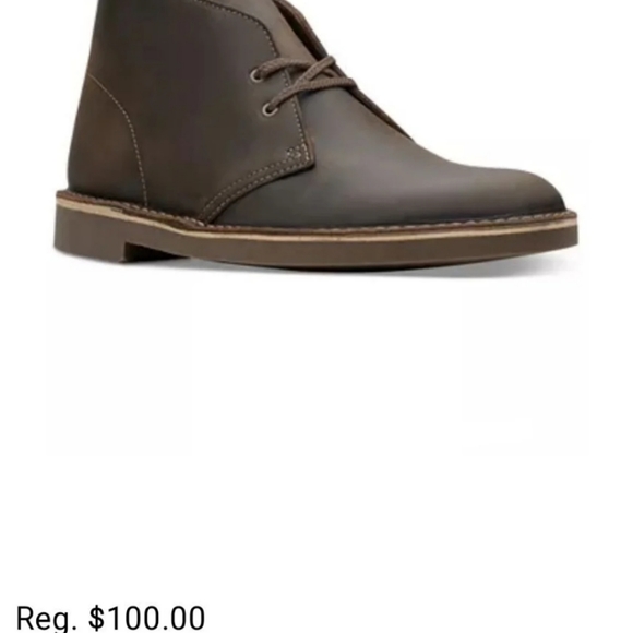 🆕️ Clarks Bushacre 2 Leather Chukka Boots Sz 11 - Picture 11 of 16